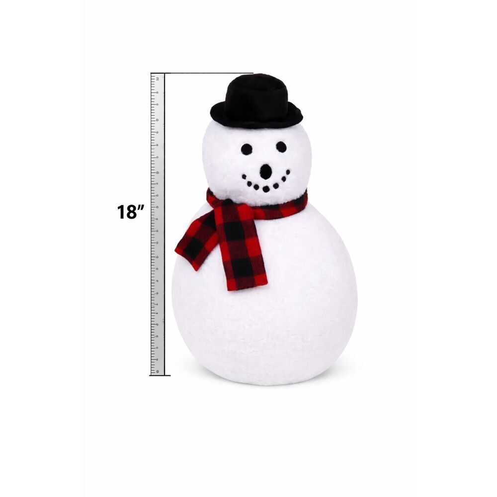 Brentwood Originals Holiday Christmas Throw Pillow Snowman 18 INCHES TALL!